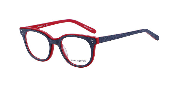 Alpha Viana H-6028 Eyeglasses, C2- black/ red