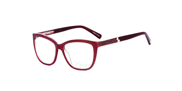 Alpha Viana V-1031 Eyeglasses, C1-burgundy