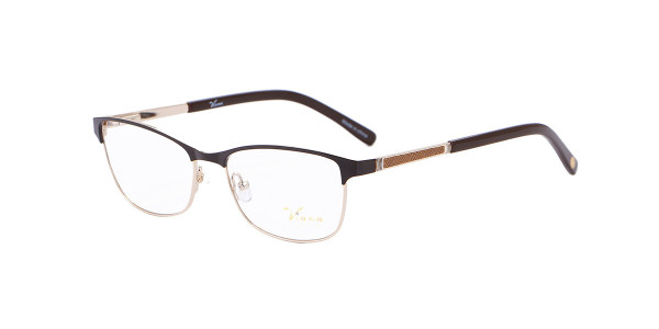 Alpha Viana V-1036 Eyeglasses, C2- brown/gold