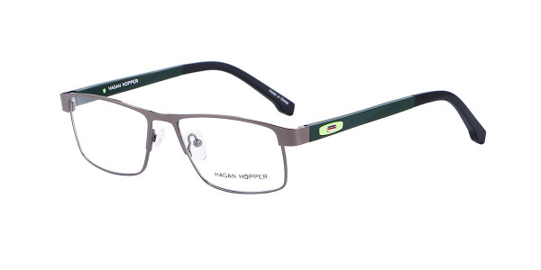 Alpha Viana H-6024 Eyeglasses, C3- gun metal / green