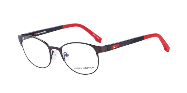 Alpha Viana H-6025 Eyeglasses, C2- blk/ red