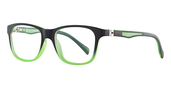Alpha Viana 2576 Eyeglasses, C1 Blk/Green Strip