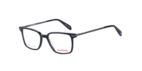 Alpha Viana A-3062 Eyeglasses, C1 - Black