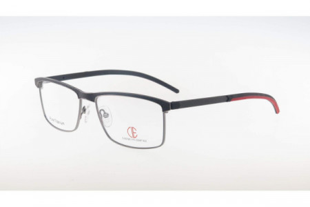 CIE SEC300T Eyeglasses, Gun/Red (1)