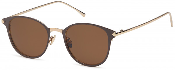 José Feliciano JF 613 Sunglasses, Brown Gold