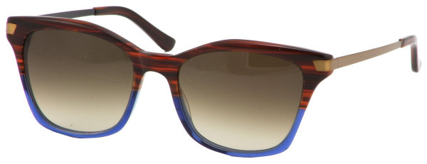 Elizabeth Arden EA 5247 Sunglasses, 1-BROWN/BLUE