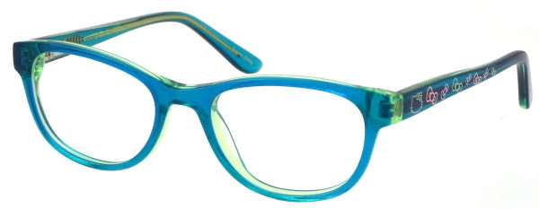 Hello Kitty HK 291 Eyeglasses, 1-BLUE SPARKLE