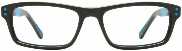 David Benjamin Gearhead Eyeglasses, 2 - Matte Black / Surf