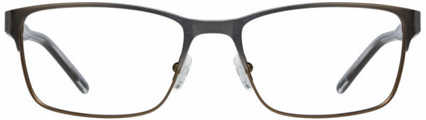 Michael Ryen MR-264 Eyeglasses, 3 - Gunmetal / Chestnut