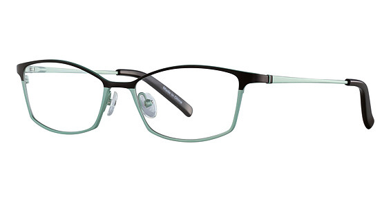 Scott Harris Scott Harris 520 Eyeglasses, 1 Seafoam/Black