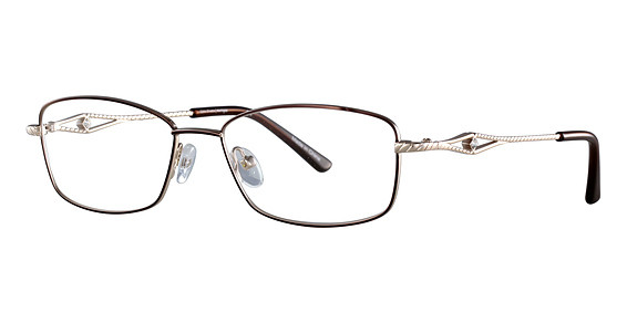 Cote D'Azur CDA 258 Eyeglasses, 1 Brown/Gold