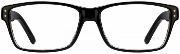 Elements EL-294 Eyeglasses, 2 - Black / Crystal