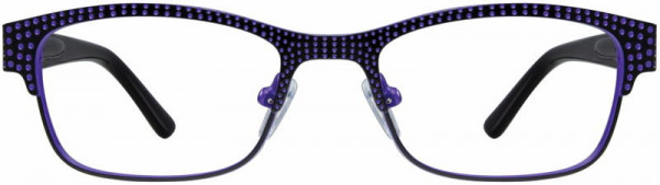 David Benjamin Spot On Eyeglasses, 2 - Purple / Black
