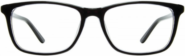 Elements EL-280 Eyeglasses, 2 - Black / Crystal