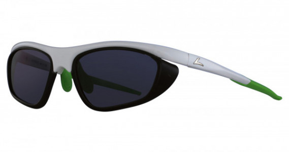 Hilco Peloton Sunglasses, Peloton Shiny White/Lime Green (Gray Lenses)