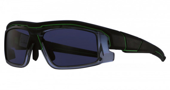 Hilco Sunforger Sunglasses, Matte Black/Lime (Gray Lenses)