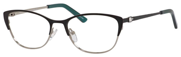 Valerie Spencer VS9350 Eyeglasses, Black/Silver