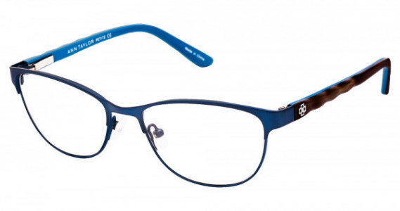 Ann Taylor ATP607 Eyeglasses, C01 Matte Blue/Navy