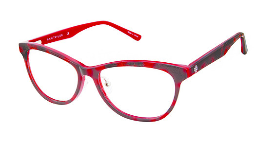 Ann Taylor AT405 Eyeglasses, C03 Red Tort / Red