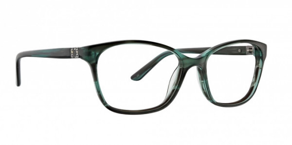 Badgley Mischka Annetta Eyeglasses, Emerald