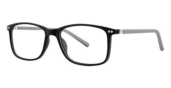 Modern Times PORTAL Eyeglasses, Black Matte/Grey