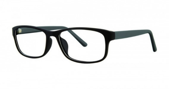 Modern Optical ANTHEM Eyeglasses, Black Matte/Grey