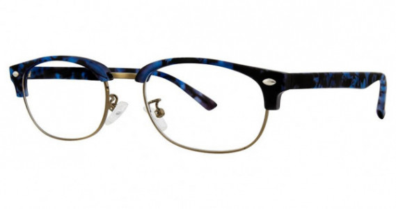 Genevieve Hayden Eyeglasses, blue demi matte