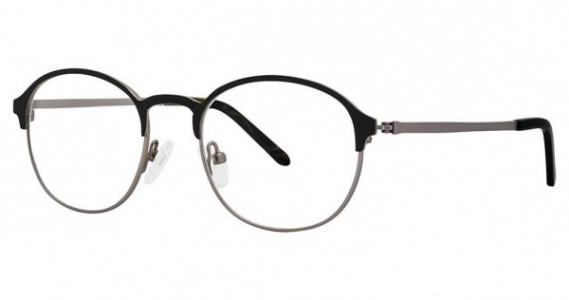 U Rock Entourage Eyeglasses, matte black/antique pewter