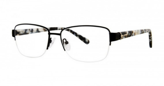 Genevieve GABRIELLA Eyeglasses, Matte Black/Grey Marble