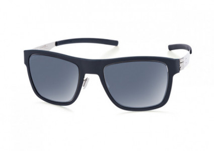 ic! berlin Kingpin Sunglasses, Chrome-Marine-Blue