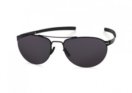 ic! berlin Klimek P. Sunglasses, Black / Black Nylon