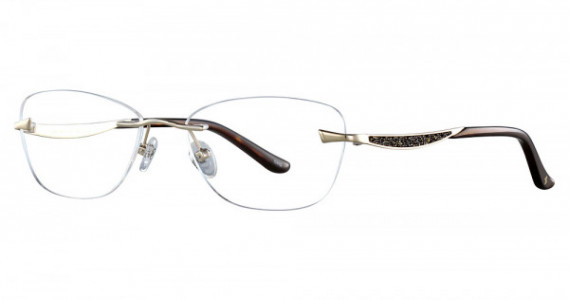 Adrienne Vittadini AV1208 Eyeglasses, Sgold