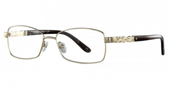 Adrienne Vittadini AV1218 Eyeglasses, Gold