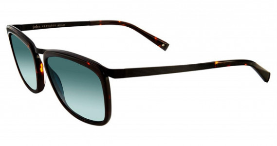 John Varvatos V520 Sunglasses, Dark Tortoise