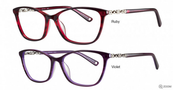 Bulova Moroni Eyeglasses, Violet