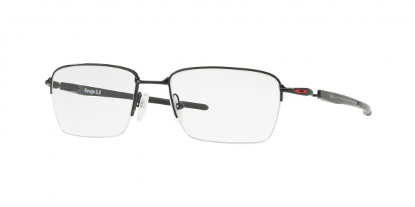 Oakley OX5128 GAUGE 3.2 BLADE Eyeglasses, 512804 GAUGE 3.2 BLADE POLISHED BLACK (BLACK)