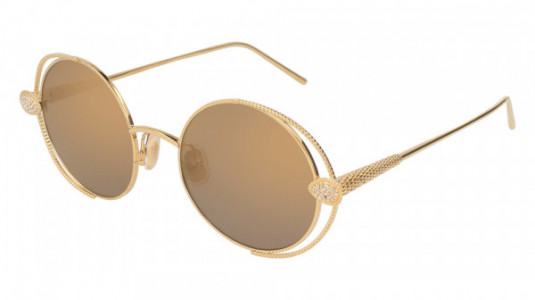Boucheron BC0031S Sunglasses, 002 - GOLD with BRONZE lenses