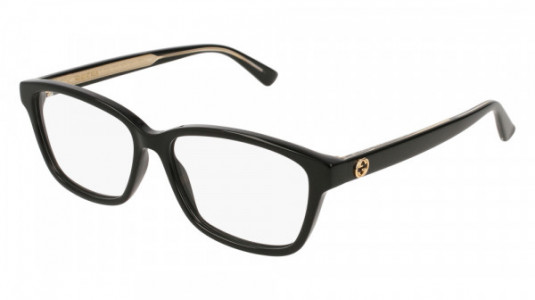 Gucci GG0313O Eyeglasses, 001 - BLACK