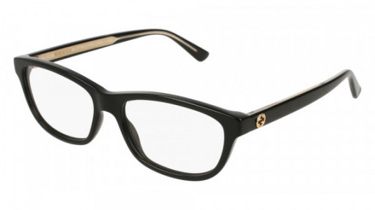Gucci GG0315O Eyeglasses, 001 - BLACK