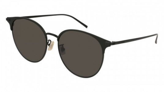 Saint Laurent SL 202/K Sunglasses, 003 - BLACK with GREY lenses