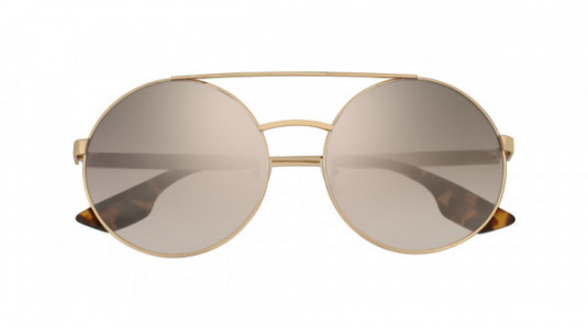 McQ MQ0092S Sunglasses, 002 - GOLD with SILVER lenses