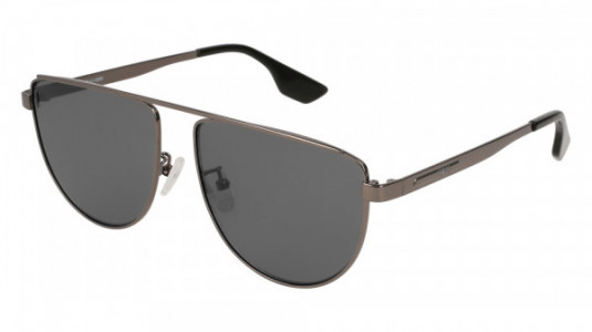 McQ MQ0093S Sunglasses, 001 - RUTHENIUM with GREY lenses
