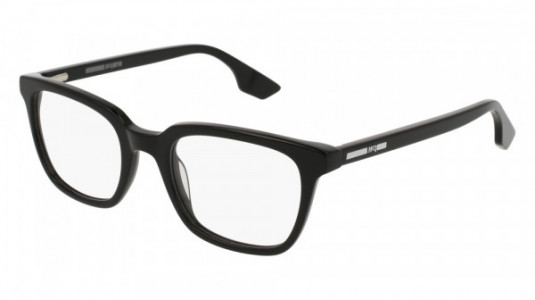 McQ MQ0065O Eyeglasses, 001 - BLACK