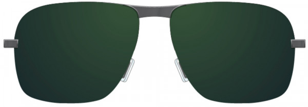 Puma PU0120S Sunglasses, 001 - RUTHENIUM with BLACK temples and GREY polarized lenses