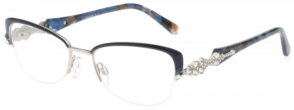 Diva Diva 5487 Eyeglasses, BLUE FADE-SILVER (6CTE)