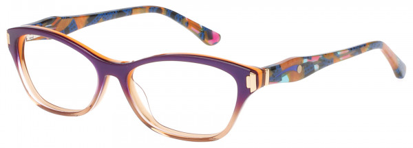 Diva Diva Trend 8109 Eyeglasses, BLUE-ORANGE-RUST (DV8)