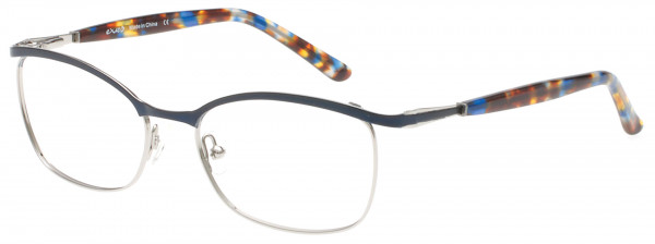 Exces Exces 3142 Eyeglasses, NAVY-SILVER-MOTTLED (706)