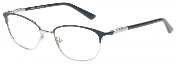 Exces Exces Princess 147 Eyeglasses, NAVY-SILVER (185)