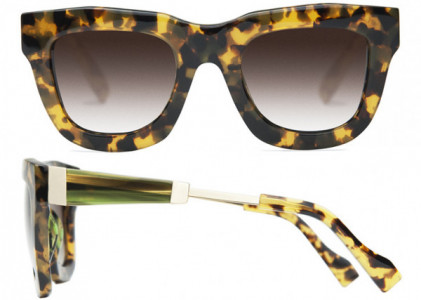 Coco and Breezy Coco and Breezy Artemis Sunglasses, 102 Tortoise-Olive/Brown Gradient Lenses