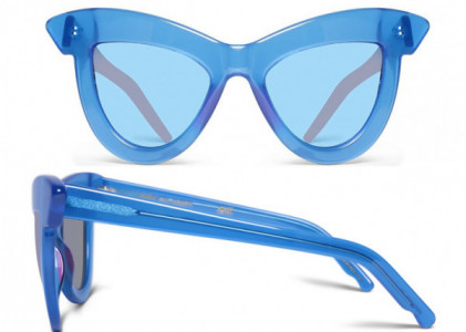 Coco and Breezy Coco and Breezy Seastar Sunglasses, 102 Transparent Blue/Blue Mirror Lenses